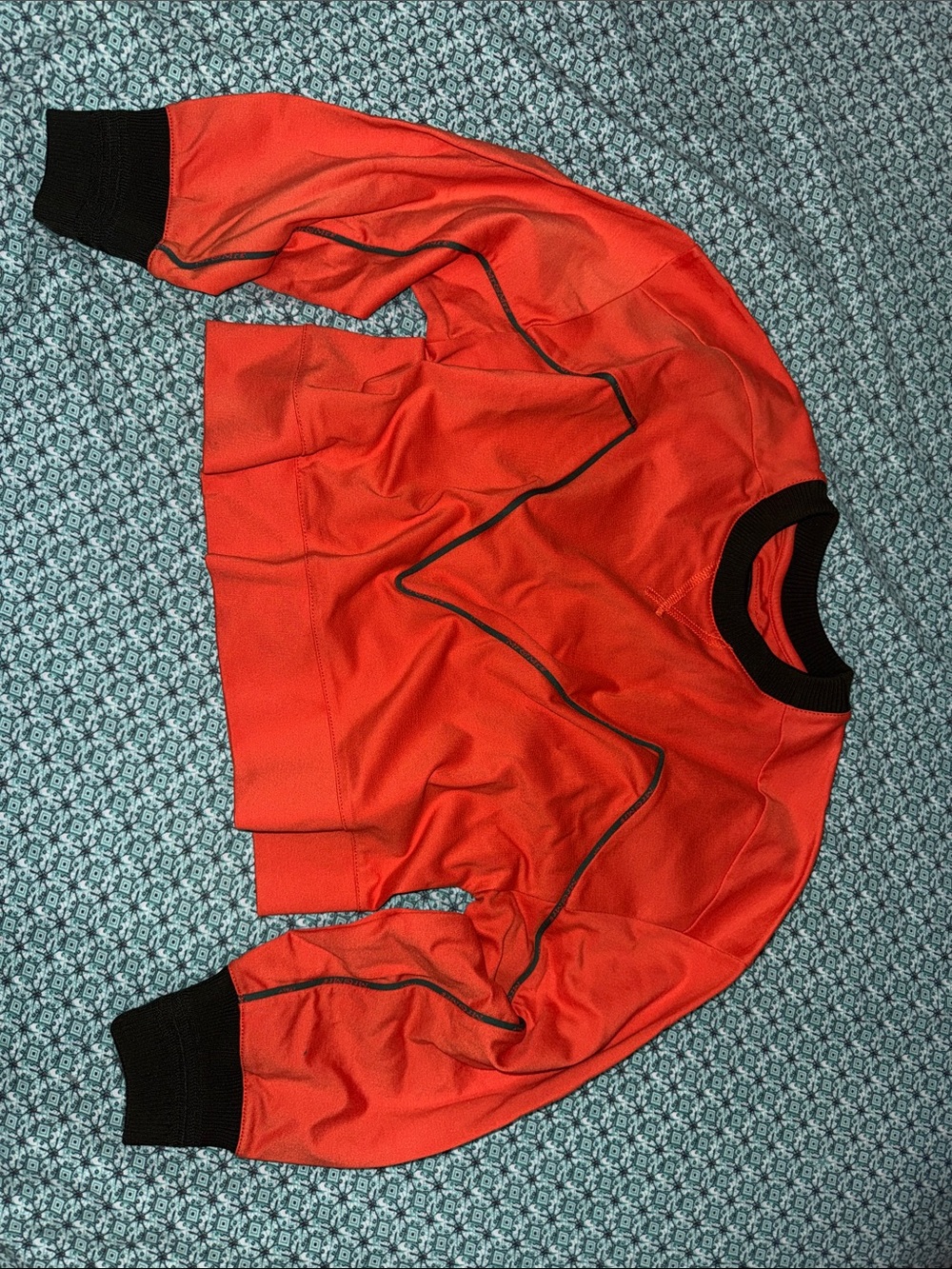 Mr. & Mrs Italy 🇮🇹 Orange Bomber Jacket with Black Trim